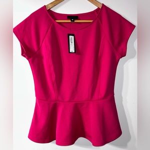 Worthington Womens Shirt Dress Size PL Rock N Rose Short Sleeve NWT NEW